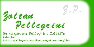 zoltan pellegrini business card